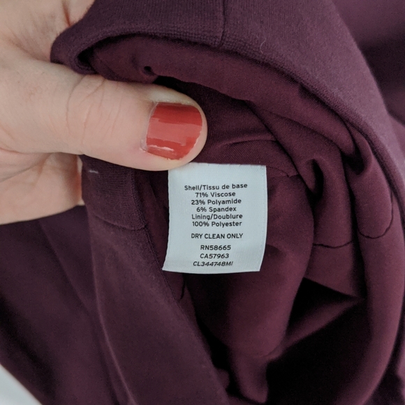 Classiques Entier Plum Dress with Shoulder Zipper - Picture 6 of 7